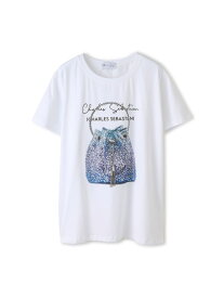 バッグモチーフ半袖Tシャツ JAYRO ジャイロ トップス カットソー・Tシャツ ホワイト ブラック[Rakuten Fashion]