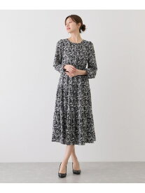 花柄ワンピース JAYRO ジャイロ ワンピース・ドレス ワンピース ネイビー ブラック【送料無料】[Rakuten Fashion]