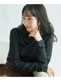 【SALE／50%OFF】ラメハイネックプルオーバー JAYRO ジャイロ トップス カットソー・Tシャツ ブラック グレー パープル ベージュ【RBA_E】[Rakuten Fashion]