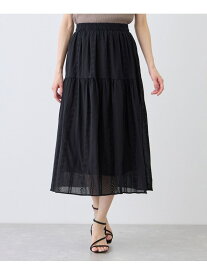 ナチュラル刺繍レーススカート JAYRO ジャイロ スカート その他のスカート ホワイト ブラック【送料無料】[Rakuten Fashion]