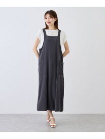 ダブルクロスワークジャンスカ JAYRO ジャイロ ワンピース・ドレス ワンピース ブルー ホワイト グレー【送料無料】[Rakuten Fashion]