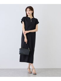 キーネックパール使いワンピース JAYRO ジャイロ ワンピース・ドレス ワンピース ブラック ネイビー グレー【送料無料】[Rakuten Fashion]