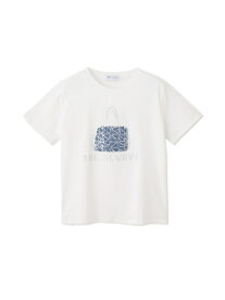 ラインストーンバッグモチーフTシャツ JAYRO ジャイロ トップス カットソー・Tシャツ ブラック ホワイト【送料無料】[Rakuten Fashion]