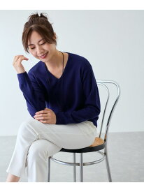 【SALE／50%OFF】もちもちベーシックVネックニット JAYRO ジャイロ トップス ニット ブラック ブラウン ベージュ ピンク ホワイト イエロー ネイビー ブルー グリーン レッド パープル【RBA_E】[Rakuten Fashion]