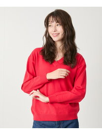 【SALE／50%OFF】合わせVネック プルオーバー JAYRO ジャイロ トップス ニット ホワイト ベージュ ブラック グレー レッド ピンク【RBA_E】[Rakuten Fashion]