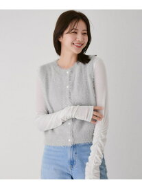 【SALE／30%OFF】フェザーヤーンパールベスト JAYRO ジャイロ トップス ベスト・ジレ グレー ホワイト【RBA_E】[Rakuten Fashion]