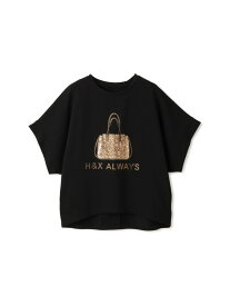 【SALE／16%OFF】スパンコール刺繍バッグモチーフT JAYRO ジャイロ トップス カットソー・Tシャツ ベージュ ブラック ホワイト【RBA_E】【送料無料】[Rakuten Fashion]