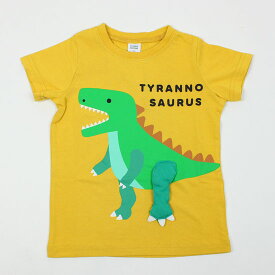 【3枚で送料無料】 半袖Tシャツ 恐竜 ティラノサウルス 男の子 キッズサイズ 子供服 チークルーム CHEEK ROOM