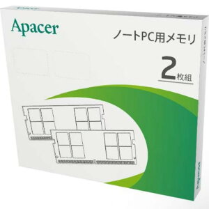 Apacer �A�y�C�T�[ FS.32GAA.PTRK2 DDR5-4800MHz �m�[�gPC�p������ 262pin CL-22 32GB(16GBx2���g)
