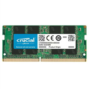 Crucial �m�[�gPC�p���݃����� 16GB(16GBx1��) DDR4 3200MT/s(PC4-25600) CL22 SODIMM 260pin CT16G4SFRA32A