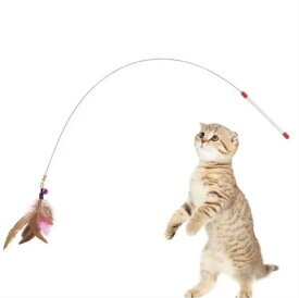 送料無料 猫じゃらし 猫用おもちゃ ねこじゃらし 猫 キャット 棒 羽 手持ち かわいい 楽しい ストレス解消 運動不足解消 ペット用品 ペットグッズ