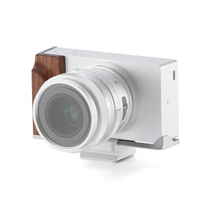 TILTA Sigma BF�p�ؐ��O���b�v�t����t�x�[�X�v���[�g Mounting Baseplate with Wooden Grip (TA-T85-WG)