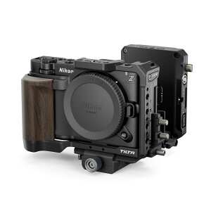 TILTA Nikon ZR�p �J�����P�[�W �p���[�L�b�g Camera Cage for Nikon ZR Power Kit - Black (TA-T98-C-B) [V�}�E���g�o�b�e���[�v���[�g�t��]