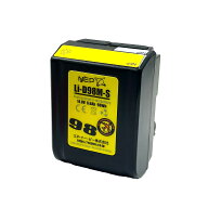 【NEP】Li-D98M-S 高負荷出力スーパーミニVマウントバッテリー (USB-C PD対応) 14.8V 6.6Ah 98Wh