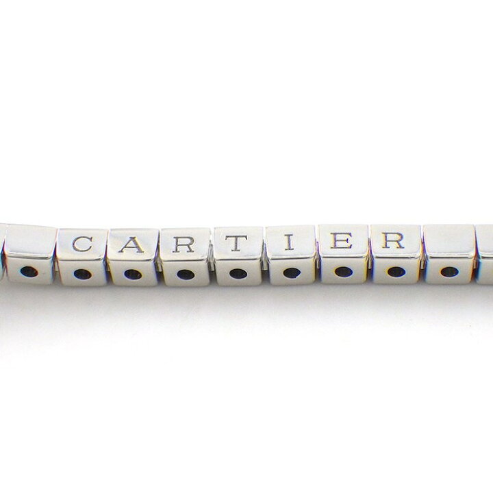 楽天市場】カルティエ Cartier ブレスレット ラニエール ロゴ K18WG  