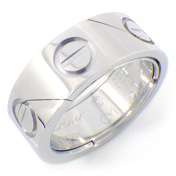 楽天市場】カルティエ Cartier リング アストロ ラブ K18WG 10号 / #50  