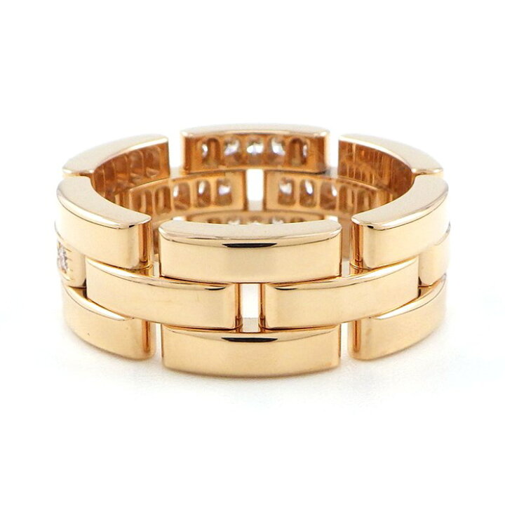 楽天市場】カルティエ Cartier リング マイヨン パンテール 3連 
