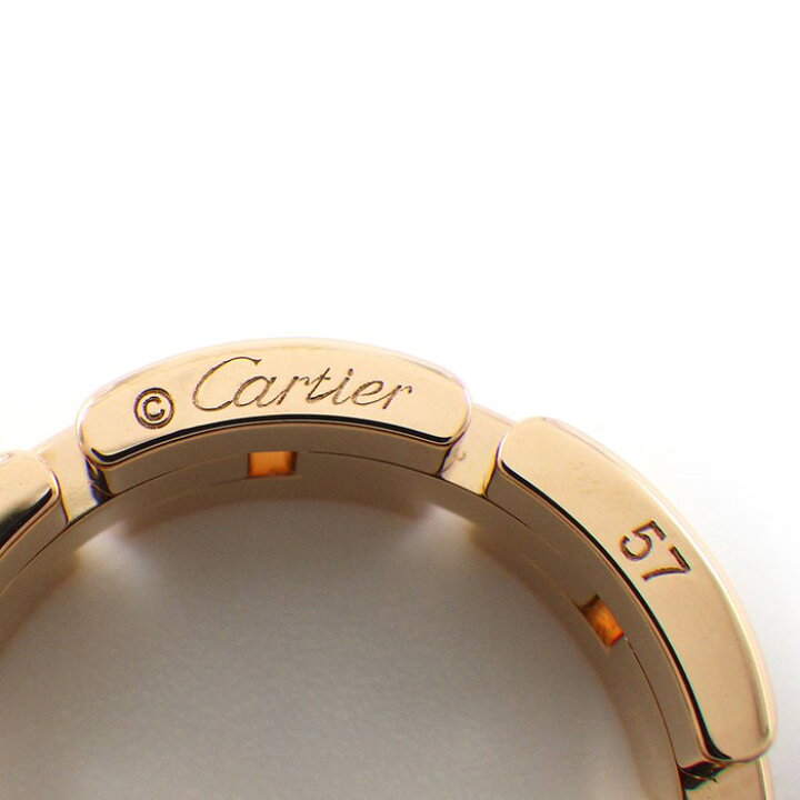 楽天市場】カルティエ Cartier リング マイヨン パンテール 3連 