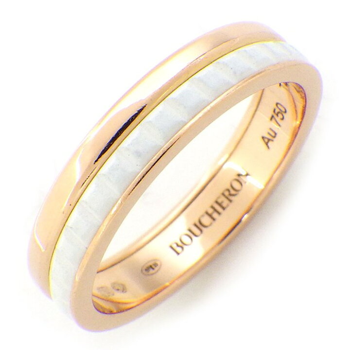 楽天市場】ブシュロン BOUCHERON リング キャトル ホワイト ハーフ 