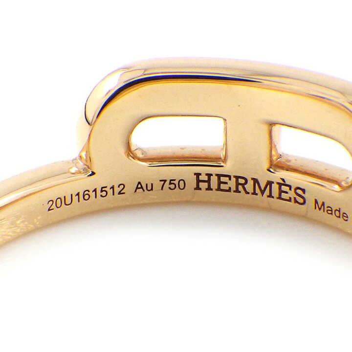楽天市場】エルメス HERMES リング シェーヌダンクル ハーフ  