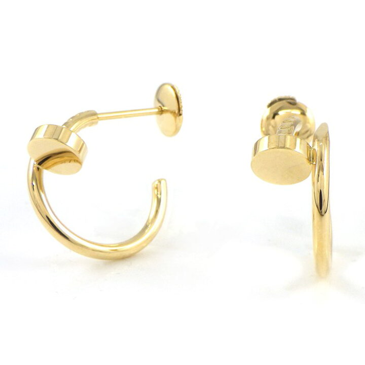 楽天市場】カルティエ Cartier フープ ピアス ジュスト アン クル  