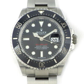 ロレックス Rolex 腕時計 シードゥエラー 126600 オイスター ブレス ブラック文字盤 黒 赤シード ルーレット刻印 ランダムシリアル カレンダー 回転ベゼル SS 自動巻き 【中古】