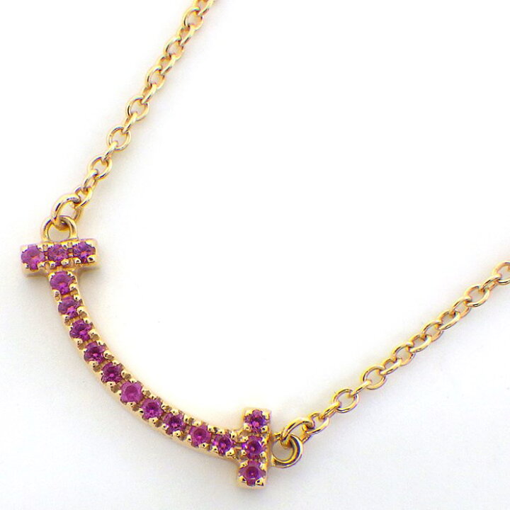 楽天市場】ティファニー Tiffany & Co. ネックレス T スマイル ミニ  