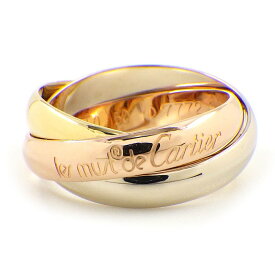 カルティエ Cartier リング トリニティ スリーカラー K18PG K18WG K18YG 10号 / #50 【中古】