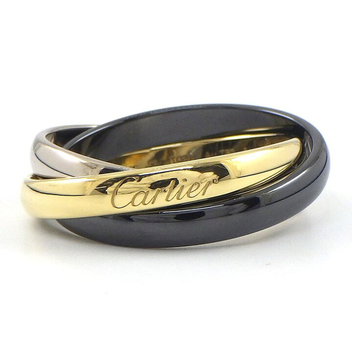 楽天市場】カルティエ Cartier リング トリニティ SM スモール 日本  