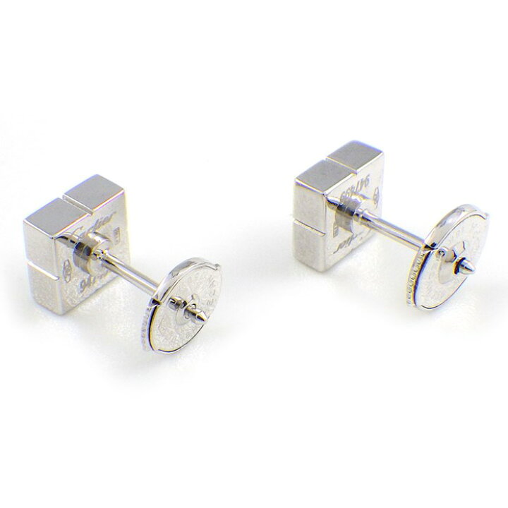 楽天市場】カルティエ Cartier ピアス パイエット スクエア  