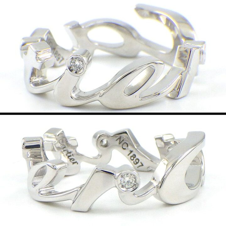 楽天市場】カルティエ Cartier リング シグネチャー ロゴ 2004年  