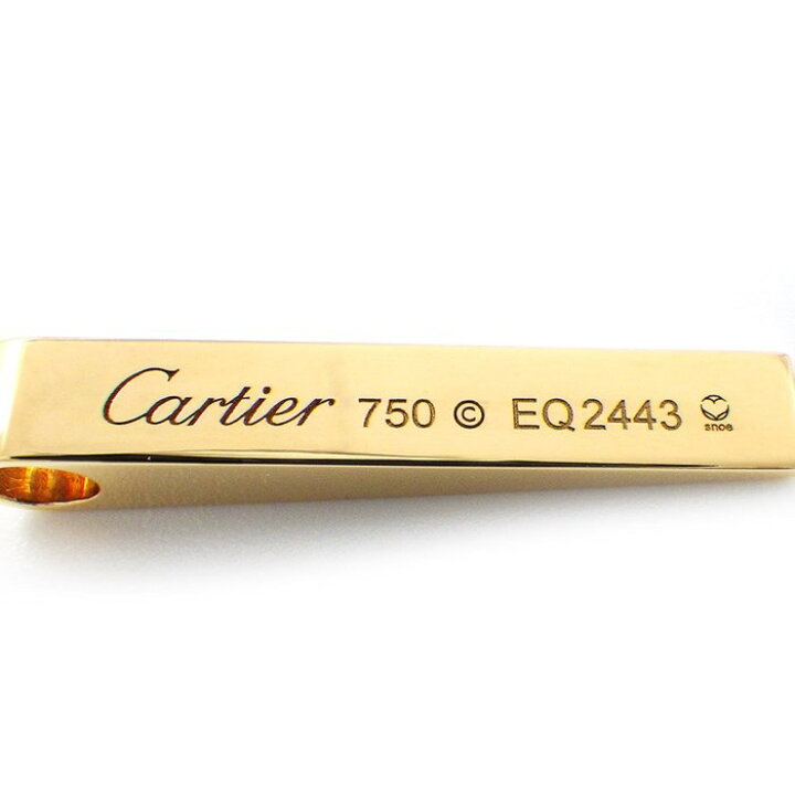 楽天市場】カルティエ Cartier ペンダントトップ ラブ プレート K18YG