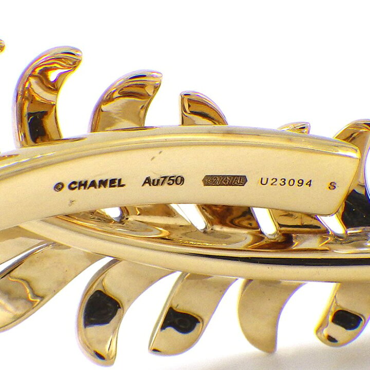 楽天市場】シャネル CHANEL バングル プリュム ドゥ シャネル リーフ  