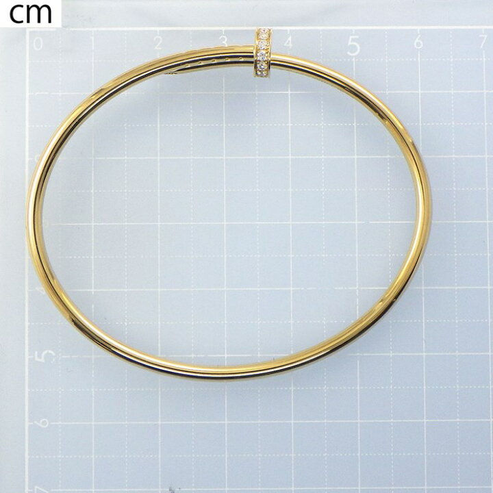 楽天市場】カルティエ Cartier バングル ジュスト アン クル スモール  