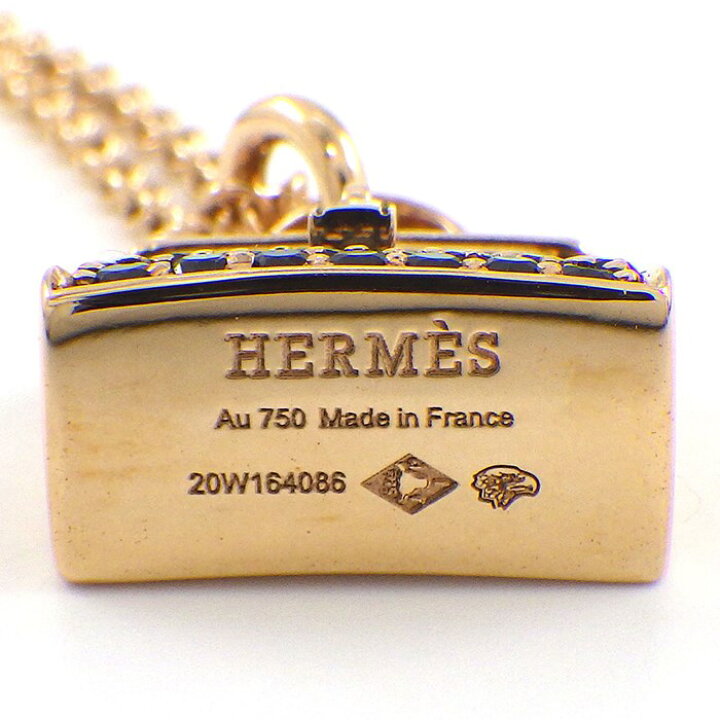 楽天市場】エルメス HERMES ネックレス ケリー アミュレット バッグ  