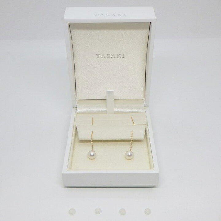 楽天市場】タサキ 田崎真珠 TASAKI ピアス スウィング ドロップ  