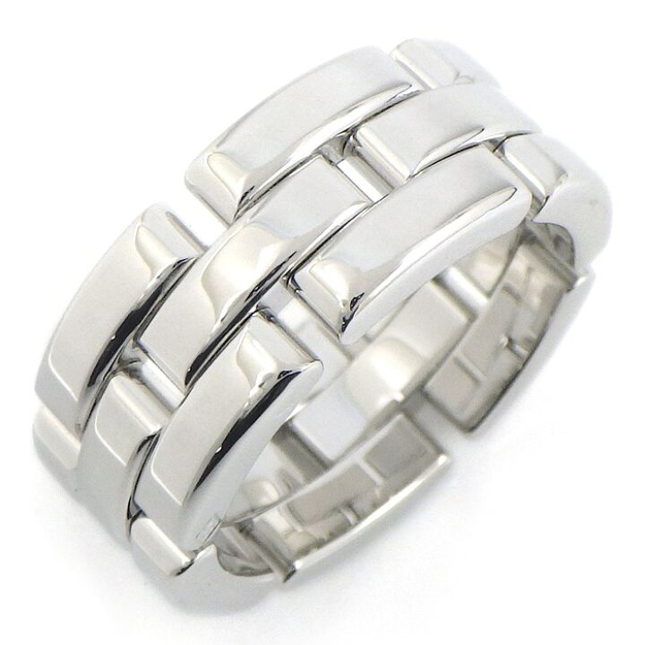 楽天市場】カルティエ Cartier リング マイヨン パンテール 3連 3ロウ  