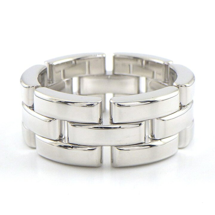 楽天市場】カルティエ Cartier リング マイヨン パンテール 3連 3ロウ  