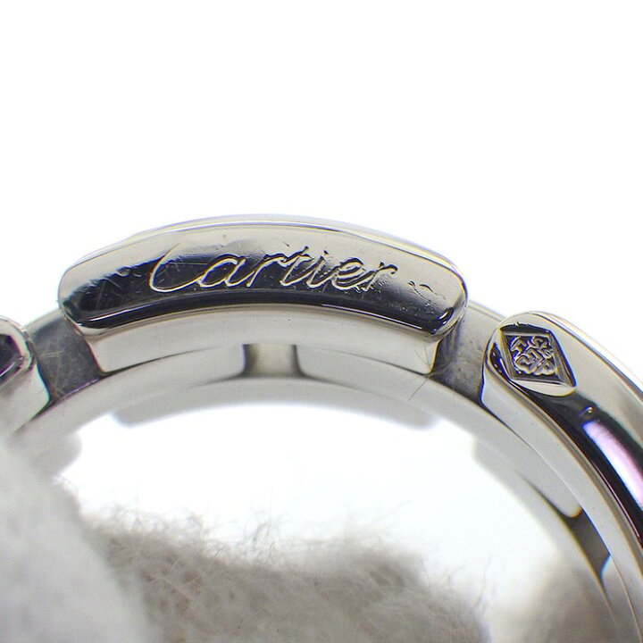 楽天市場】カルティエ Cartier リング マイヨン パンテール 3連 3ロウ  