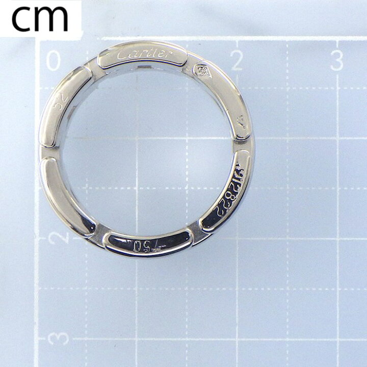 楽天市場】カルティエ Cartier リング マイヨン パンテール 3連 3ロウ  