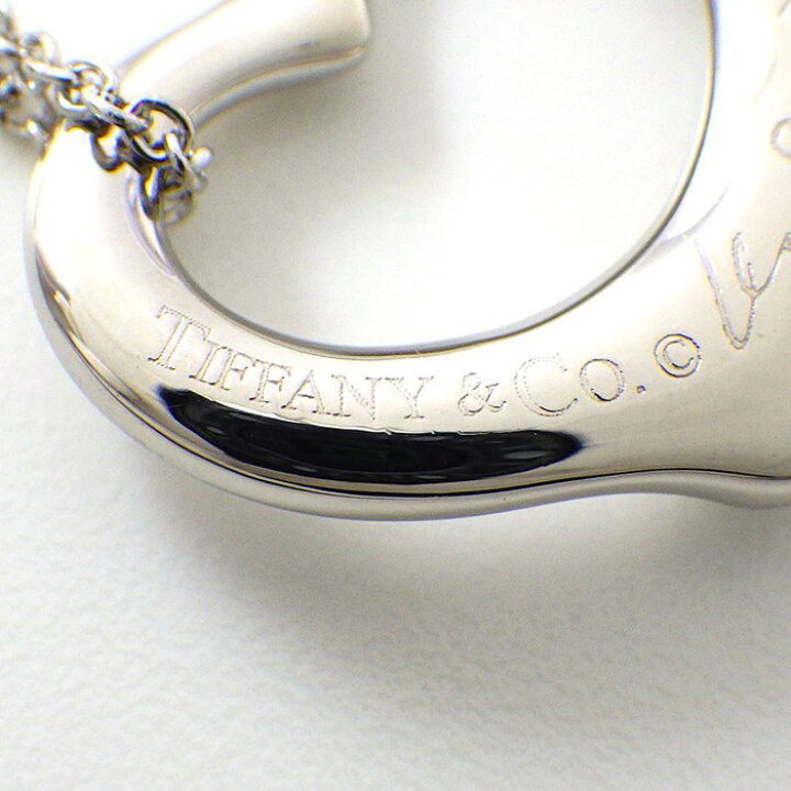 楽天市場】ティファニー Tiffany & Co. ネックレス オープン ハート 幅 