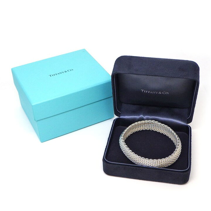 楽天市場】ティファニー Tiffany & Co. バングル サマセット メッシュ 