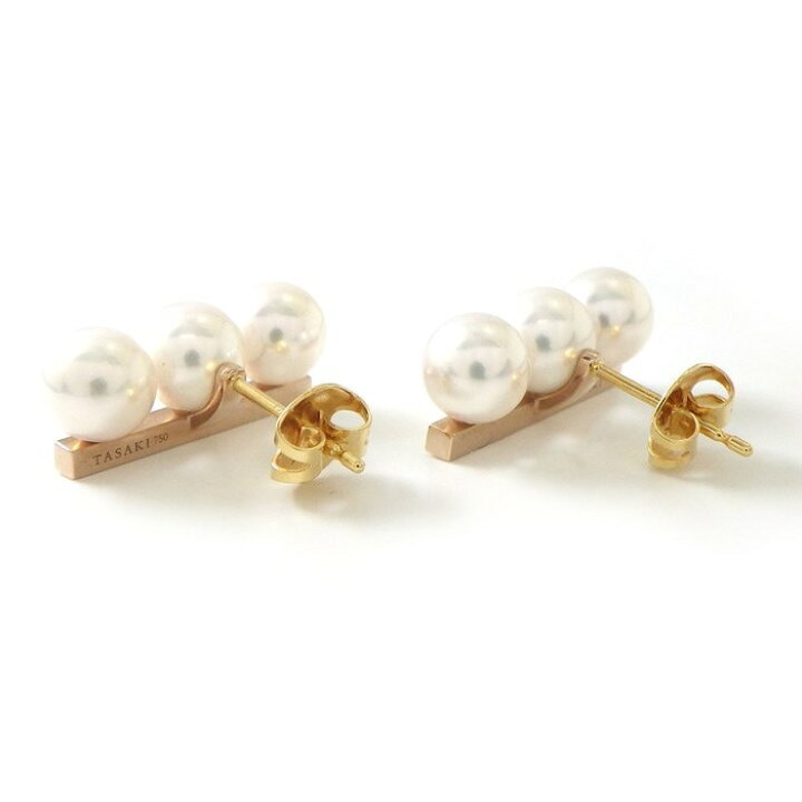 TASAKIバランスネオピアスサクラゴールド保証書あり - ピアス(両耳用) 