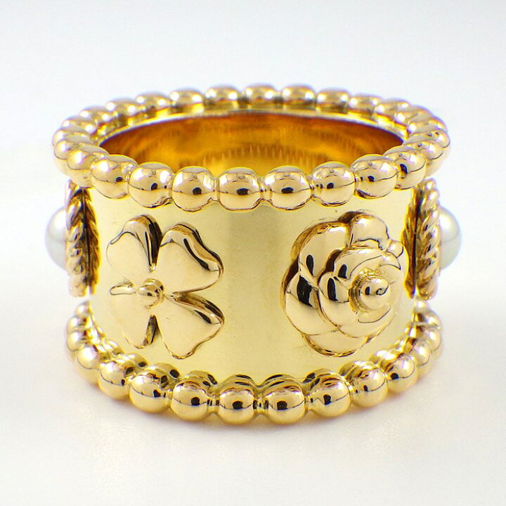 楽天市場】シャネル CHANEL リング スリーシンボル ワイド 6モチーフ  