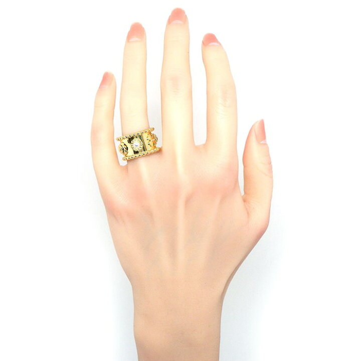 楽天市場】シャネル CHANEL リング スリーシンボル ワイド 6モチーフ  