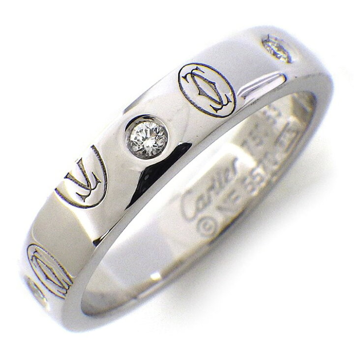 楽天市場】カルティエ Cartier リング ハッピーバースデー SM ロゴ  