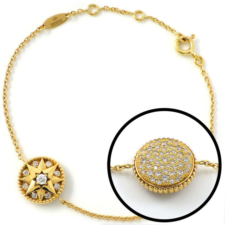 クリスチャンディオール Christian Dior ことわっ ブレスレット ローズ  