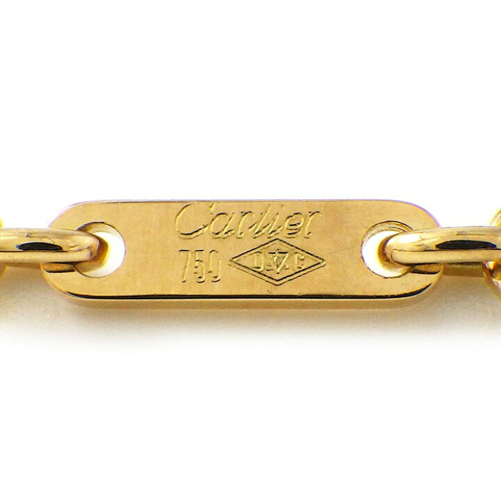 楽天市場】カルティエ Cartier ネックレス メカノ プレート パンチ 