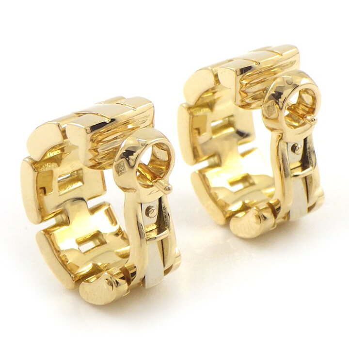 楽天市場】カルティエ Cartier クリップ フープ ピアス マイヨン 