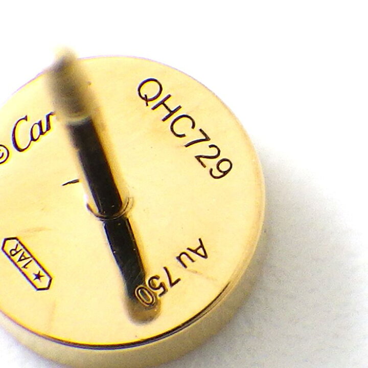 楽天市場】カルティエ Cartier ピアス ラブ シングル B8301421  